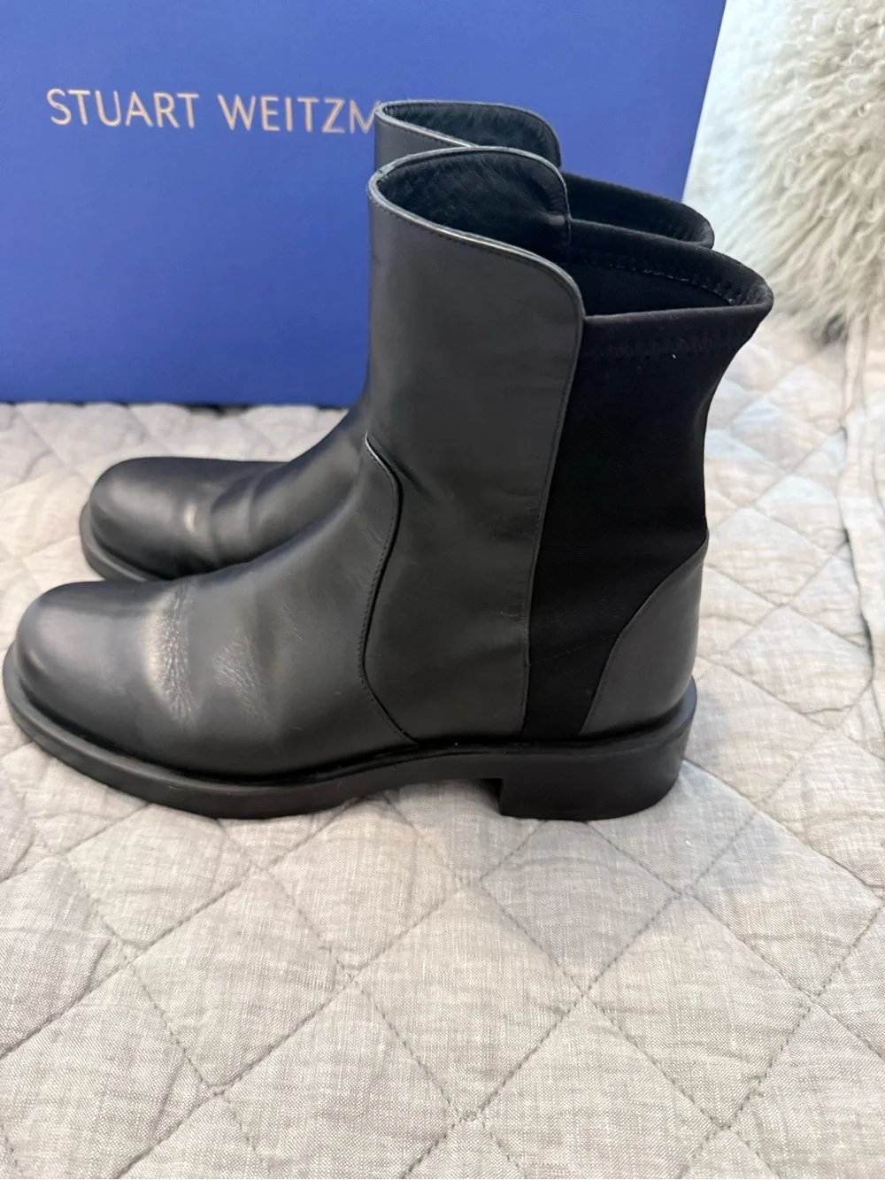 Stuart Weitzman smooth black