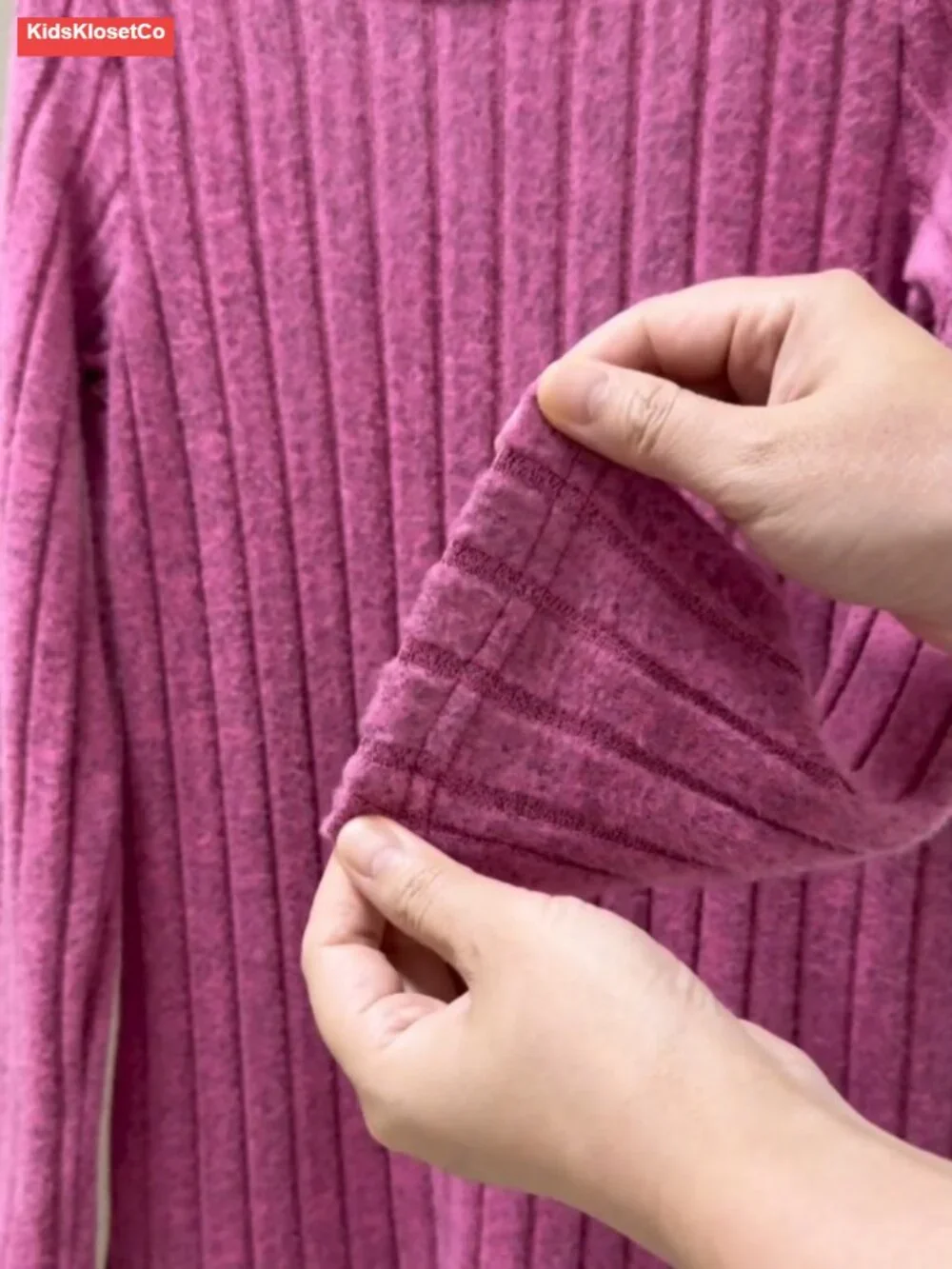 Girls Ribbed A-Line Sweater Dress Long Sleeve Cotton Blend Fall Winter