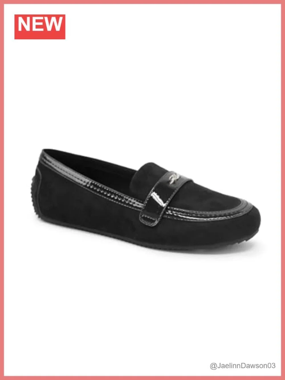 Karl Lagerfeld Womens Mocc Rubber Sole Casual Comfort Slip-On