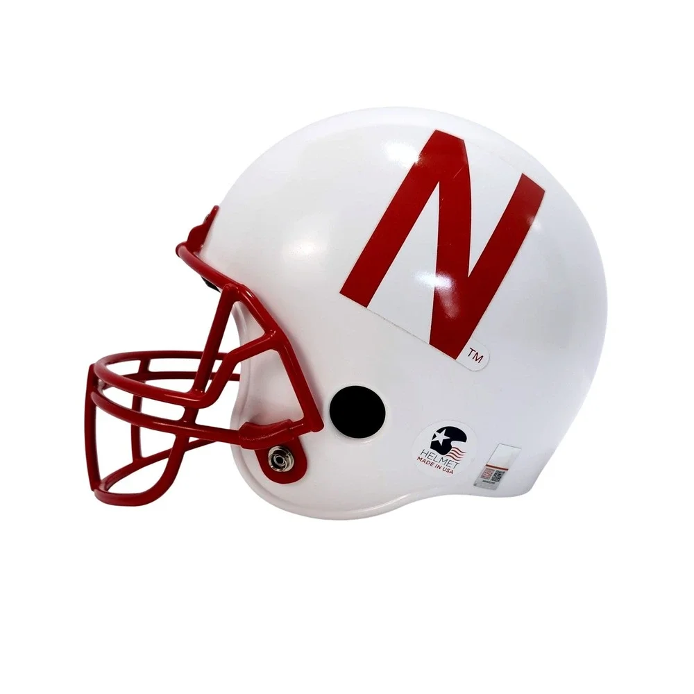Franklin Nebraska Cornhuskers Plastic Display Youth Football Helmet White‎ Red
