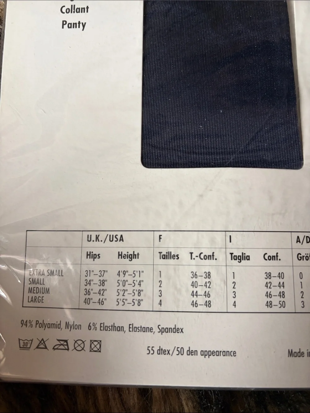 Wolford branded opaque