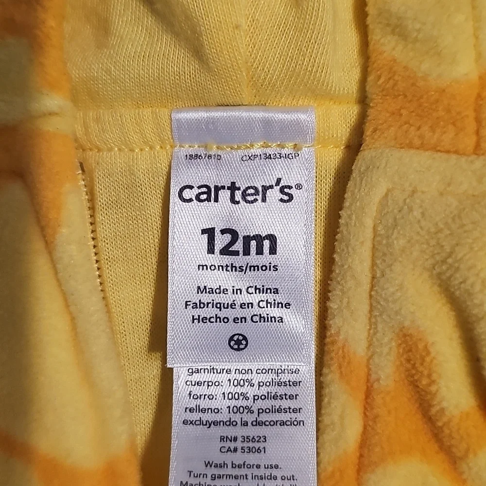 Carters charming yellow