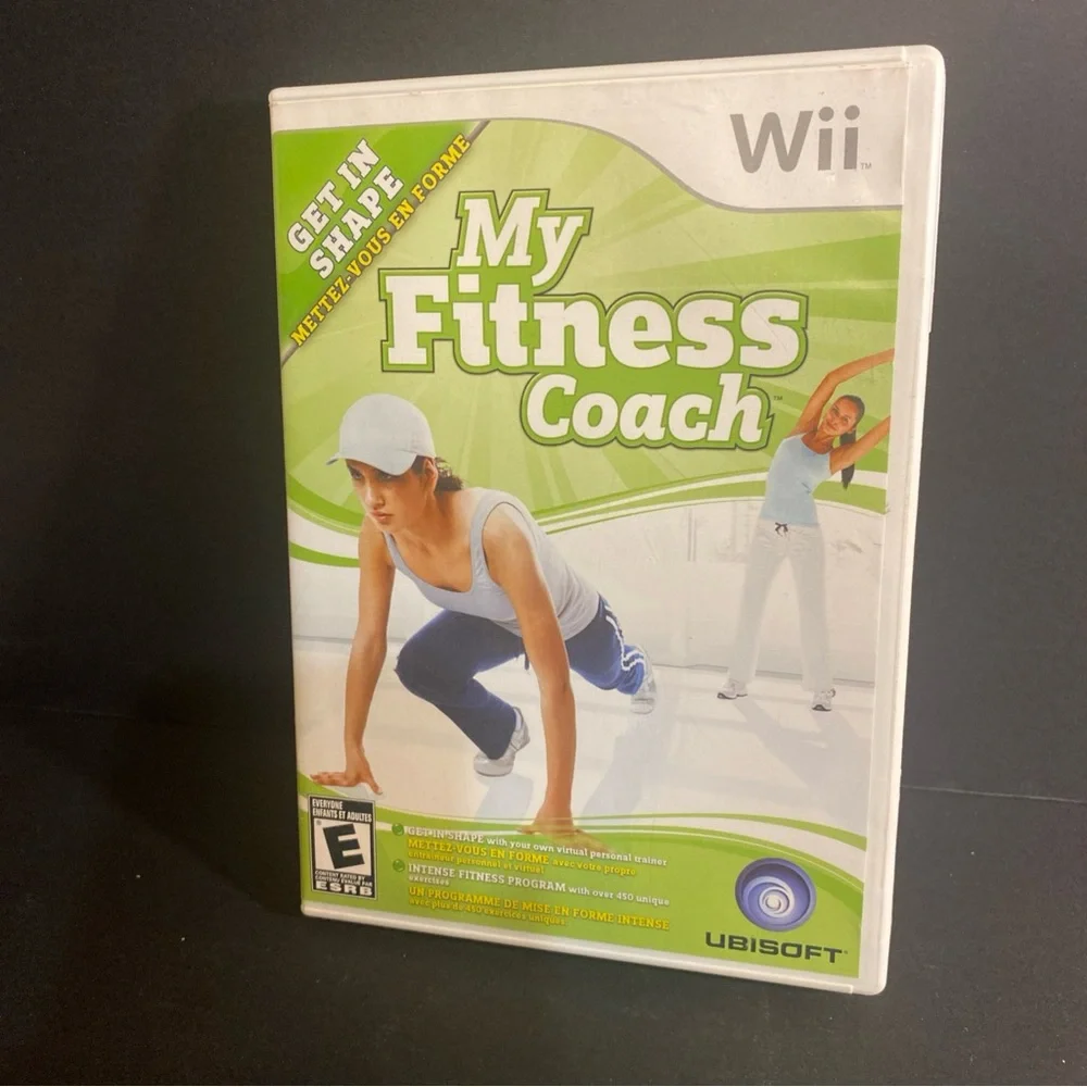 NINTENDO Wii MY FITNESS COACH EXERCISE VIDEO GAME -‎ COMPLETE - TESTED!