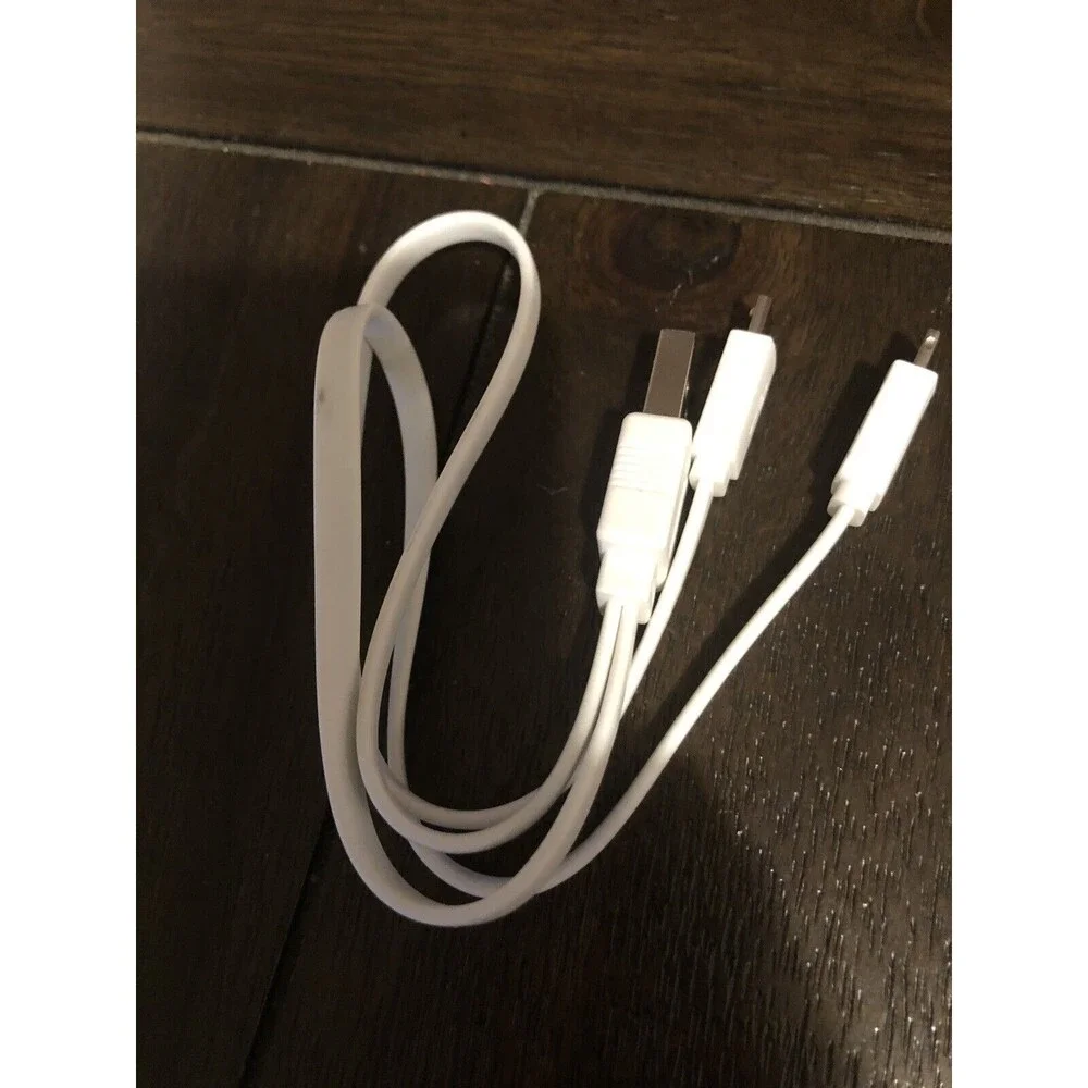 Portable‎ USB and iPhone Charging Stick New Blue with cable