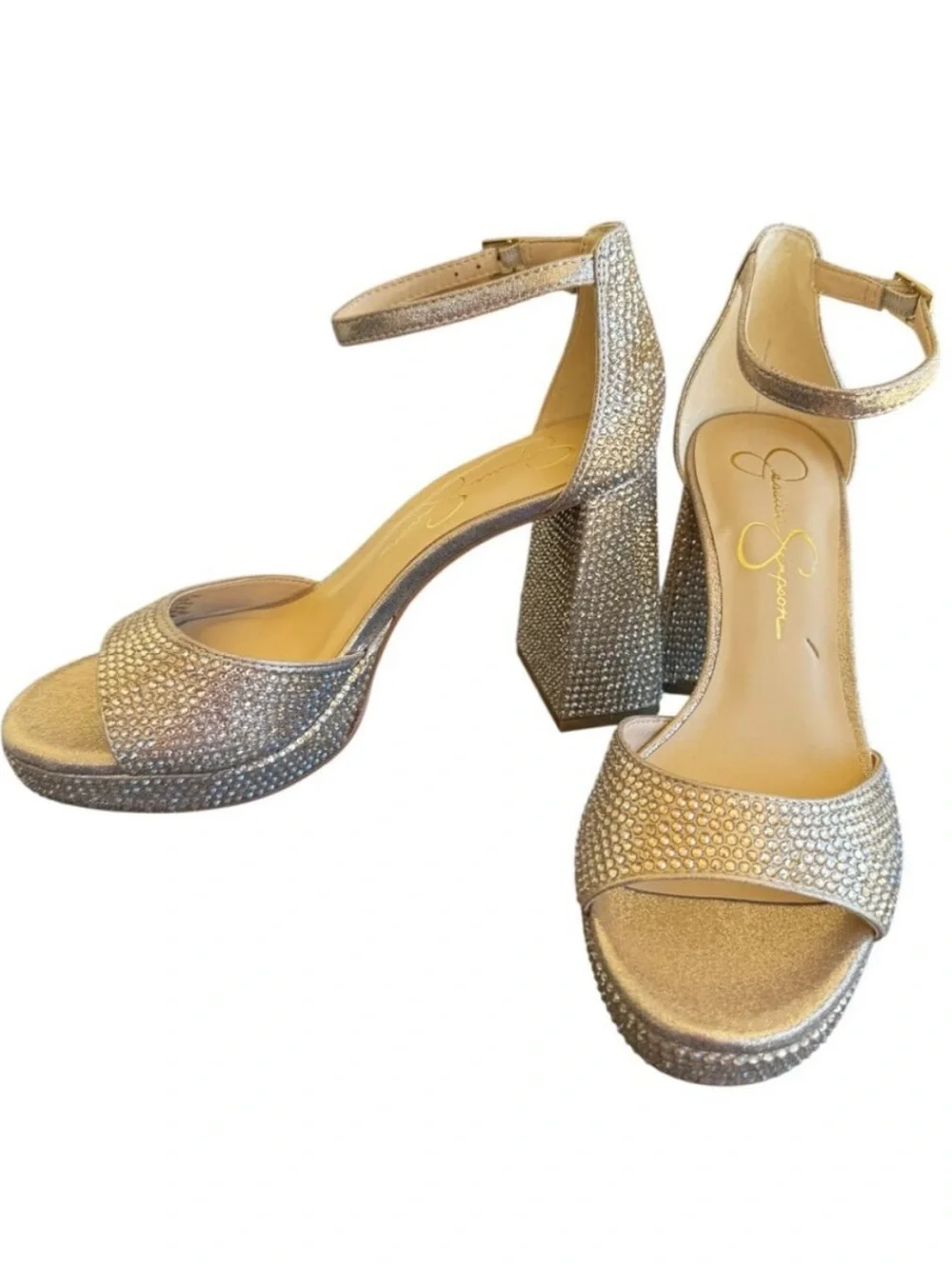 Jessica Simpson sparkling crystal