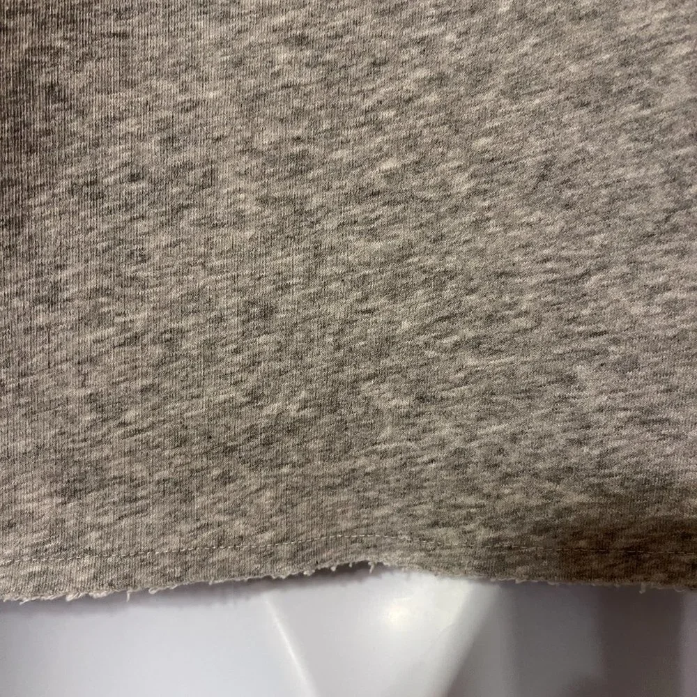 Justice cropped LOVE grey sweatshirt