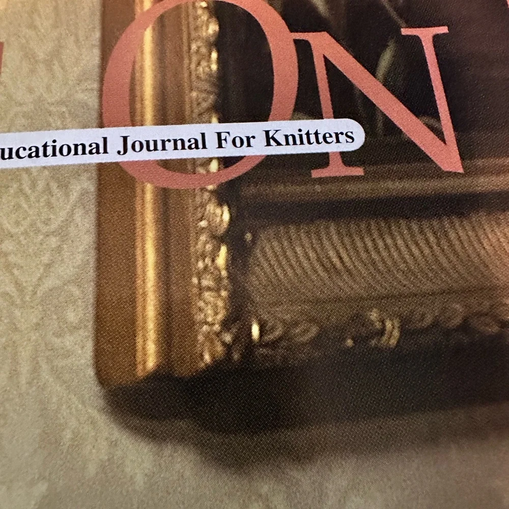 Cast On knitting and crochet magazines 2000 lot of 4