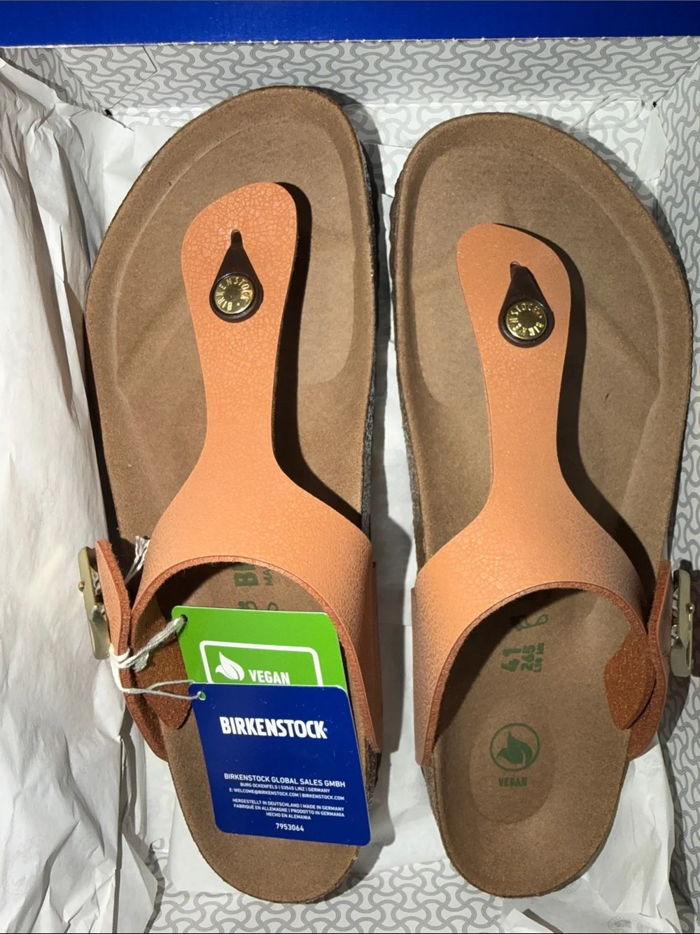 Birkenstock vegan thong