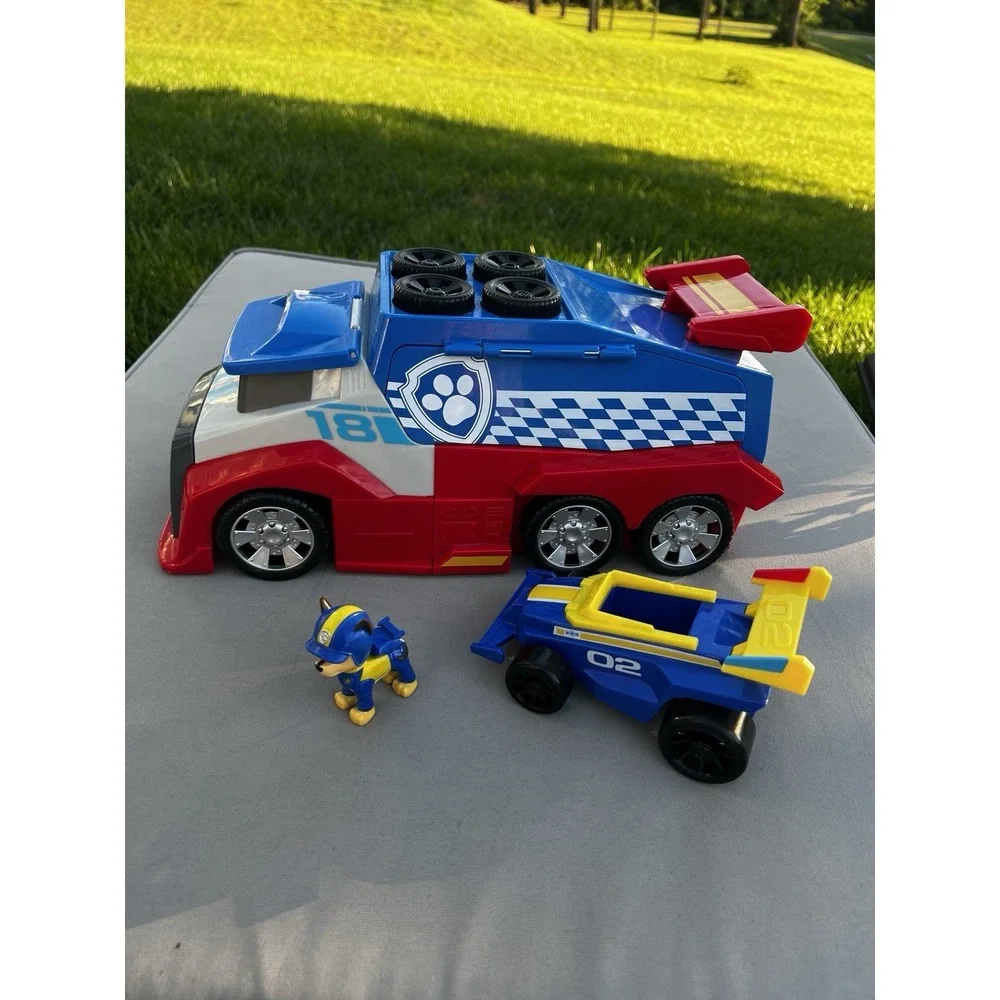 Paw Patrol Ready Race Rescue Mobile Pit Stop Team Vehicle Nickelodeon‎ Toy