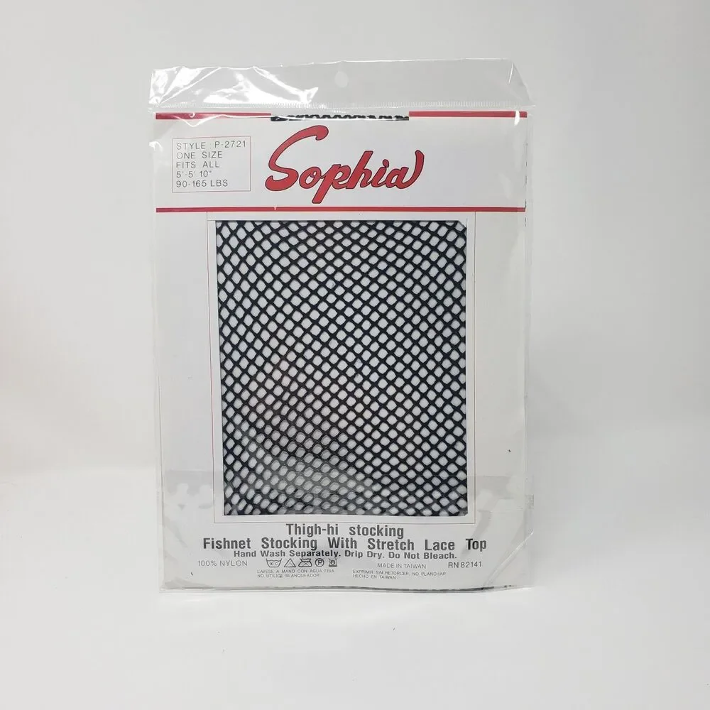 Sophia black fishnet