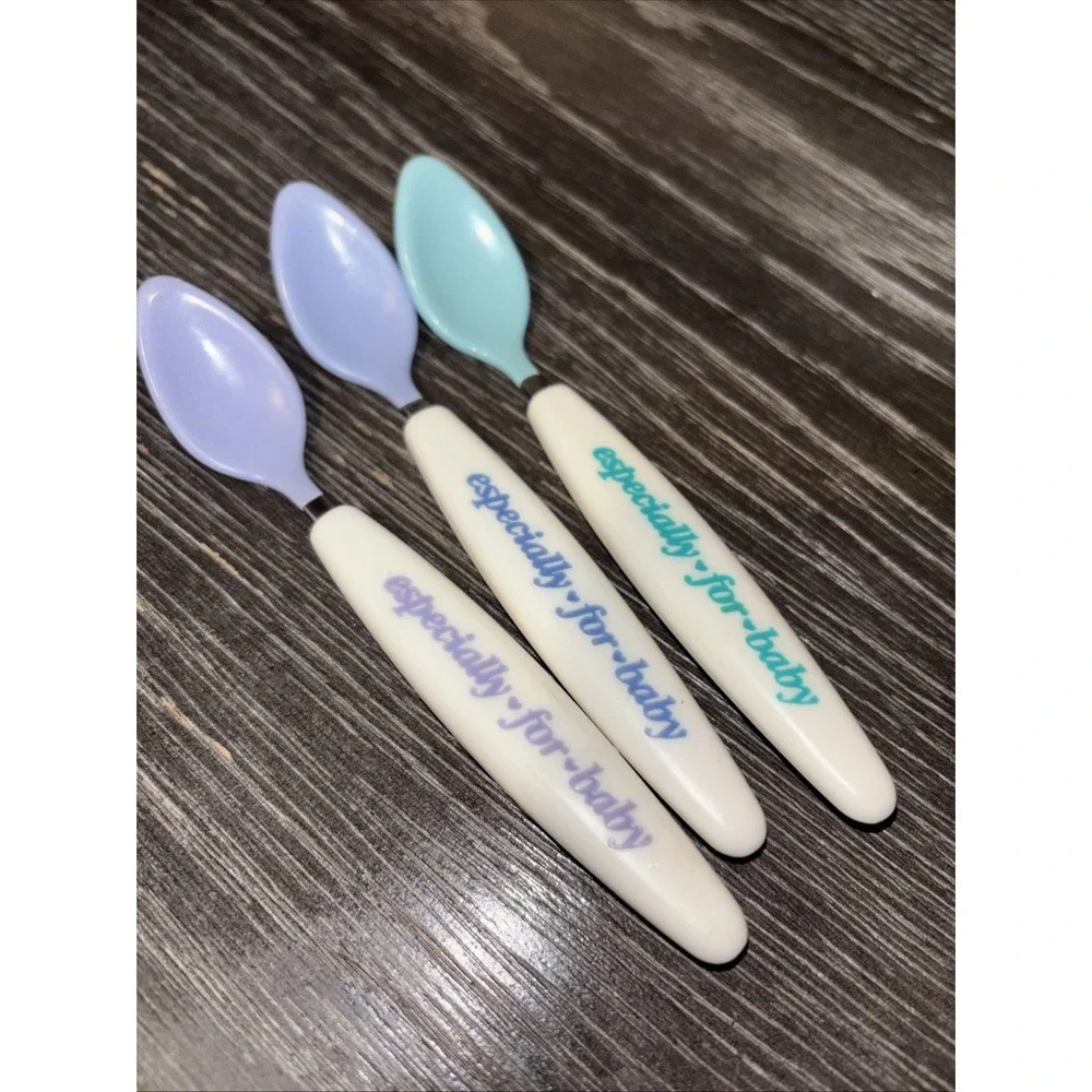 ESPECIALLY FOR BABY Heat Sensing, Color Change Soft Tip Spoon. Set‎ of 3