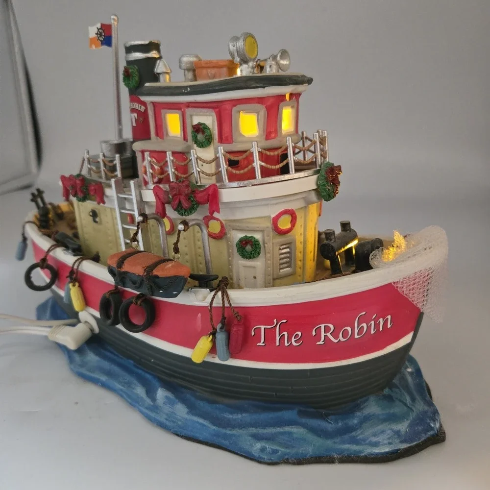 Lemax beautiful boat
