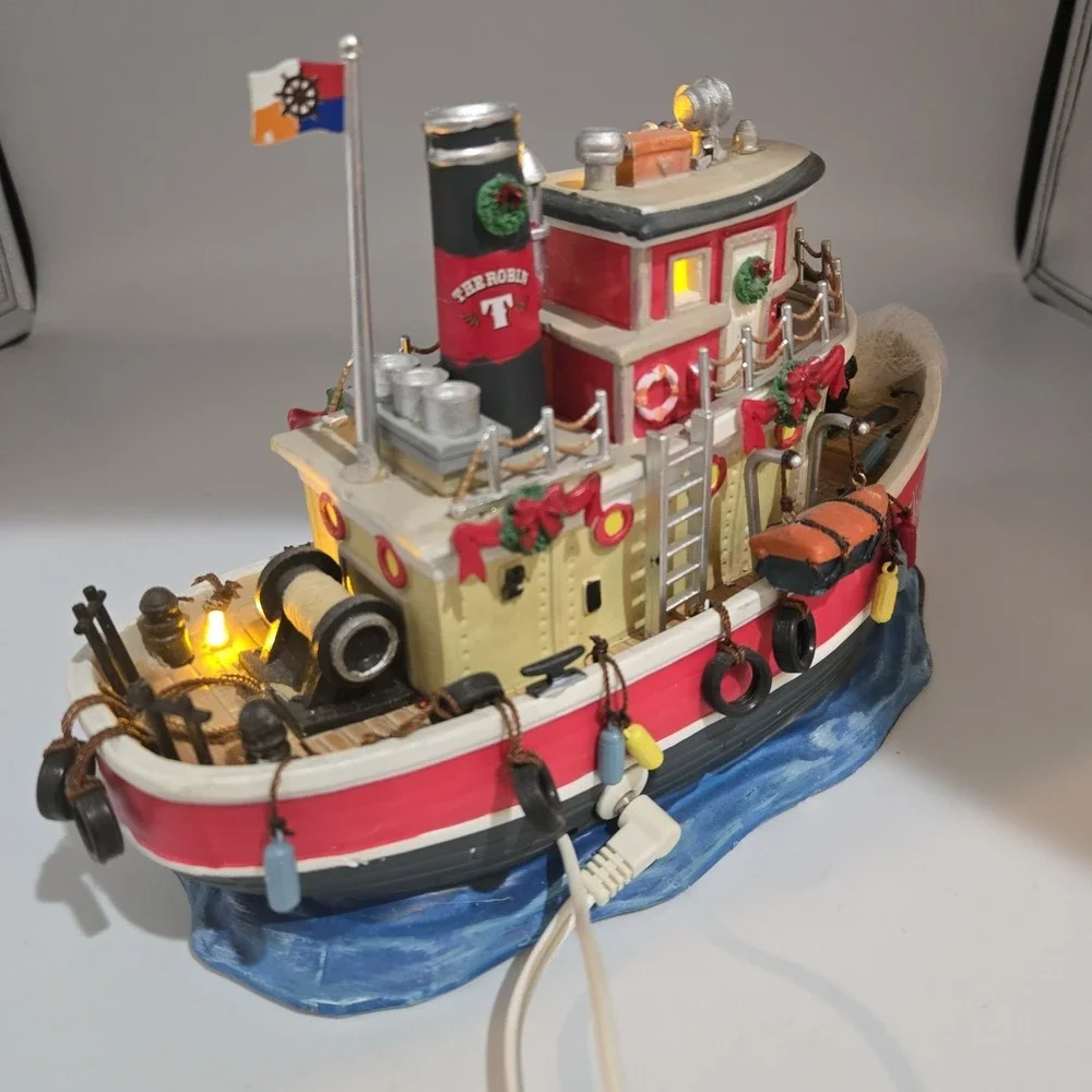 Lemax beautiful boat