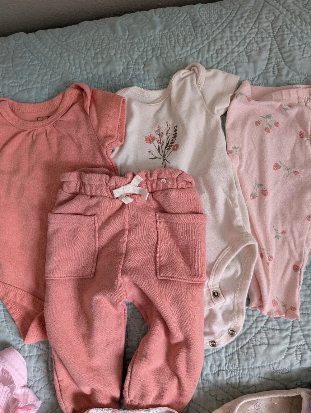 26 Piece Baby Girl Clothes. Carter's, Old Navy, Nautica And More. NB -12 Months