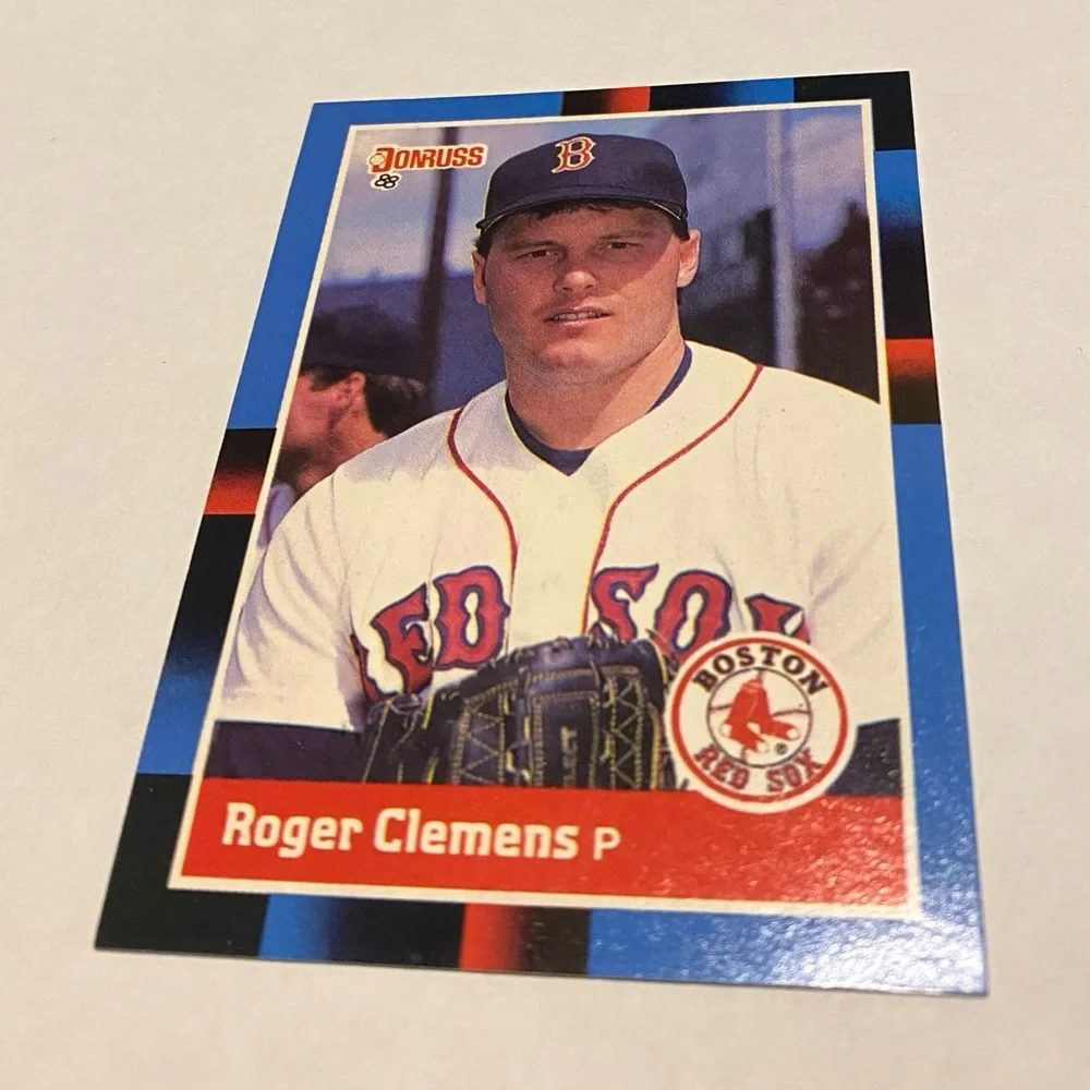 1988 Donruss Baseball Card roger clemens