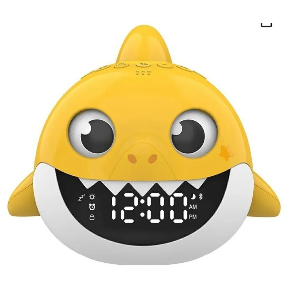 Nickelodeon, pink, frog, baby, shark alarm clock, Bluetooth speaker new