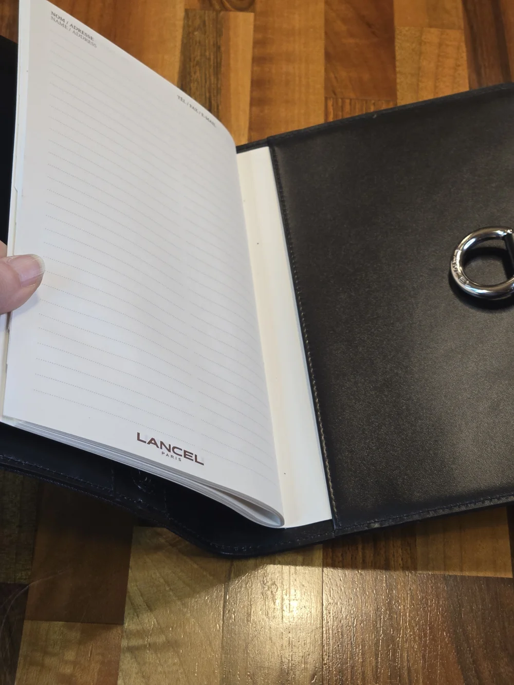 Lancel Paris removable pattern