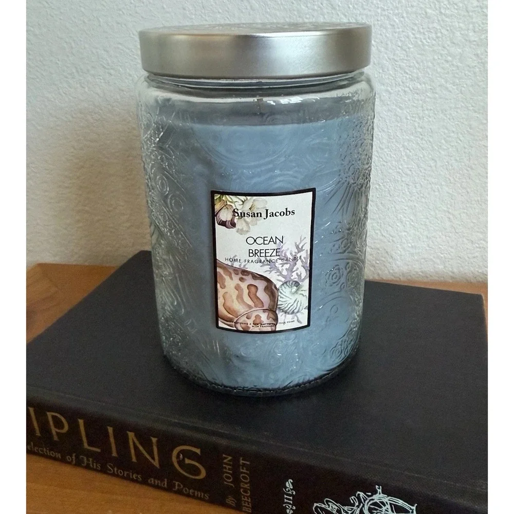 Susan Jacobs NEW Home Fragrance Candle Ocean‎ Breeze