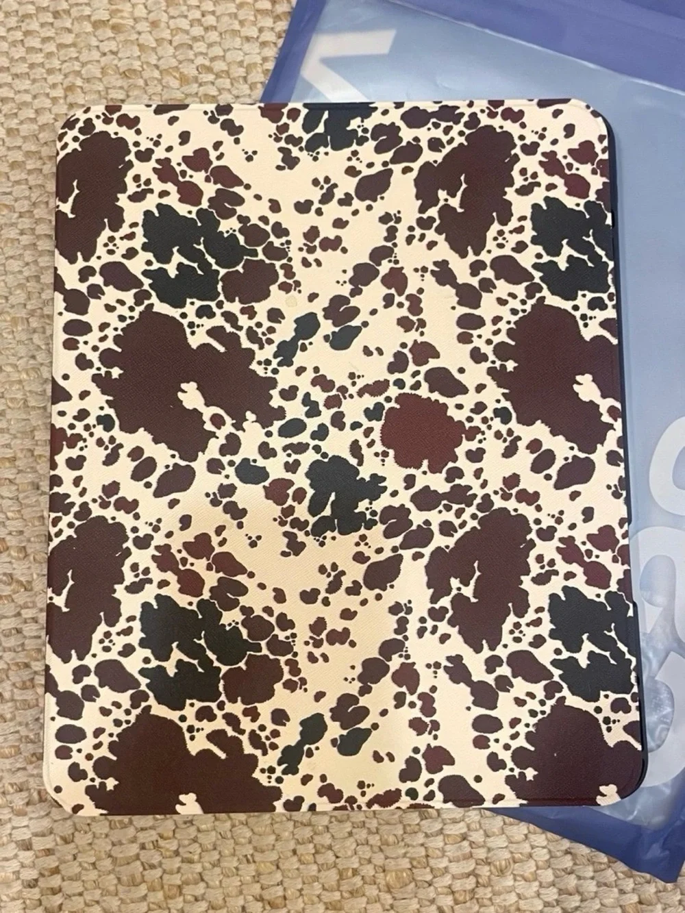 Casely Cowgirl Envy | Cow Print iPad Protective Folio Cover