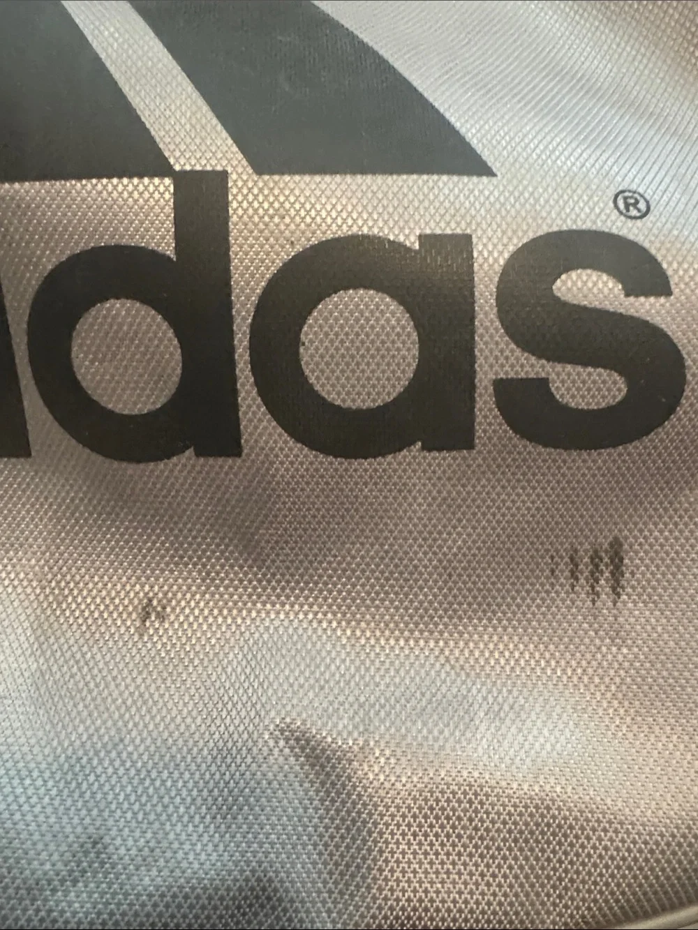 adidas dufflebsg silver