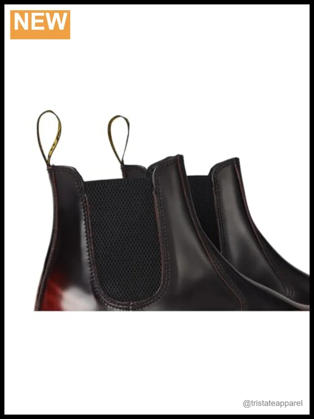 Dr. Martens 2976 Quad Chelsea Boots Leather Platform Ankle Boots