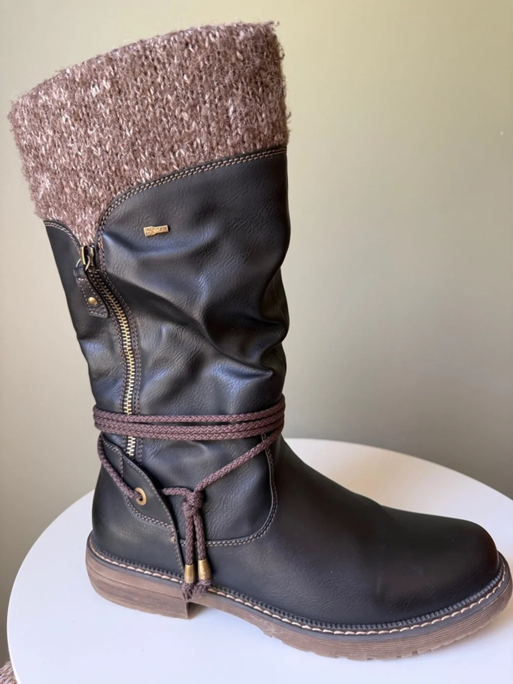 Spring Step Acaphine boots Vegan faux shearling water-resistant EU 42 US 10.5-11