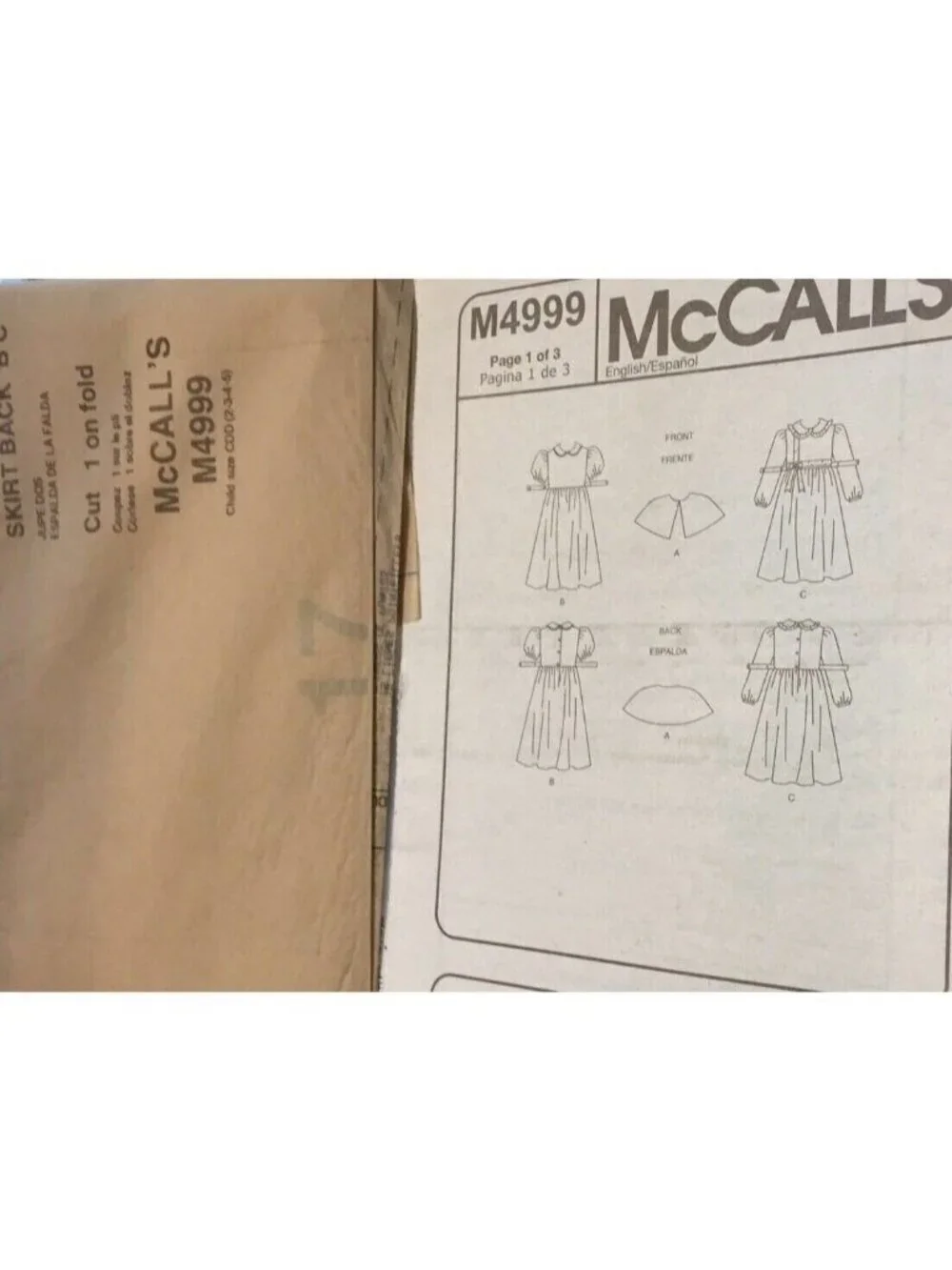 McCalls vintage sewing