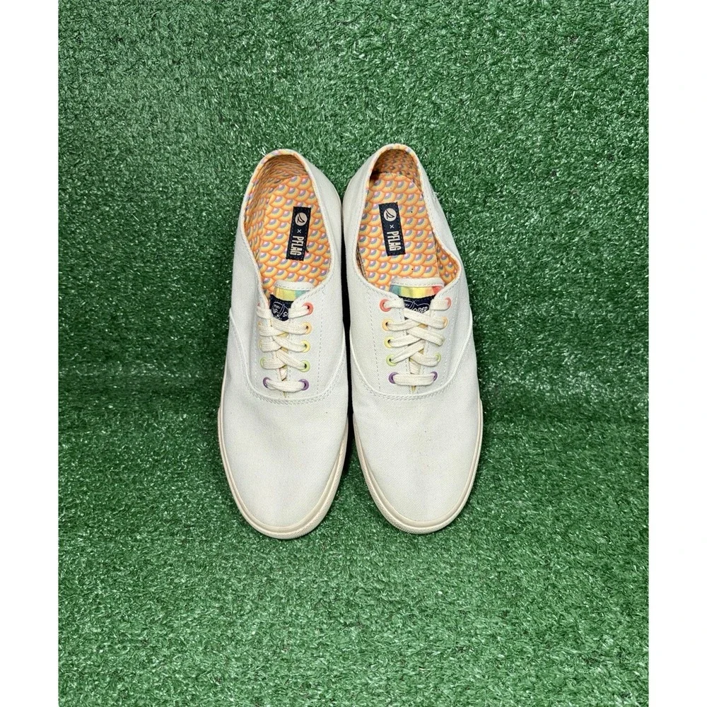 Sperry Cloud CVO Mens‎ Size 11 Beige Boat Shoes Slip On Casual Comfort Sneakers