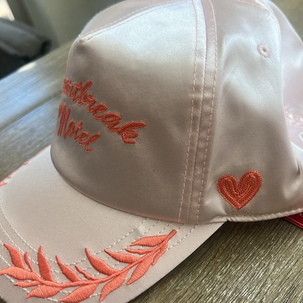 NEW NWT Urban Outfitters American Needle pink and orange Heartbreak Motel hat