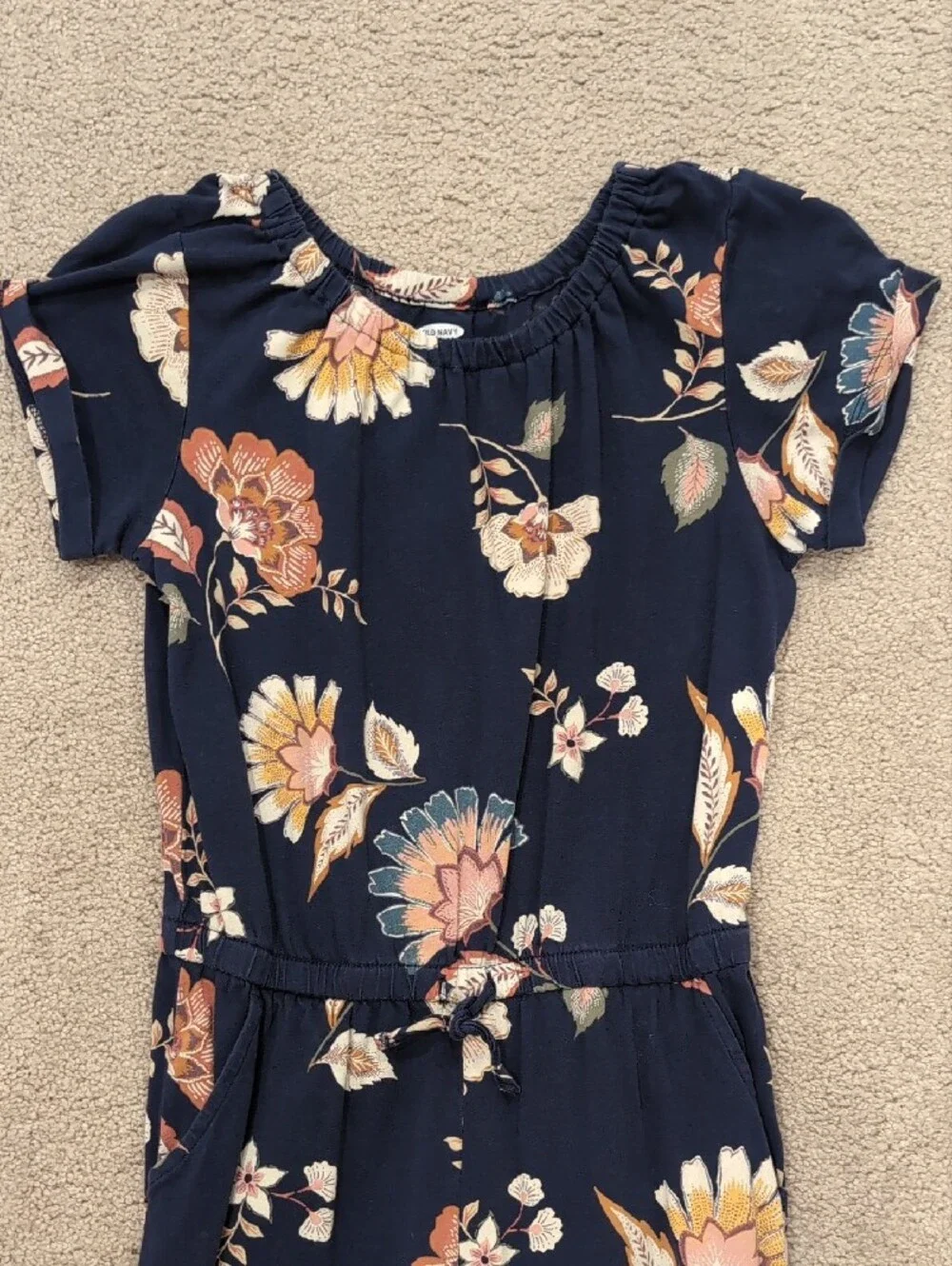 Old Navy elastic jumpsuit navy