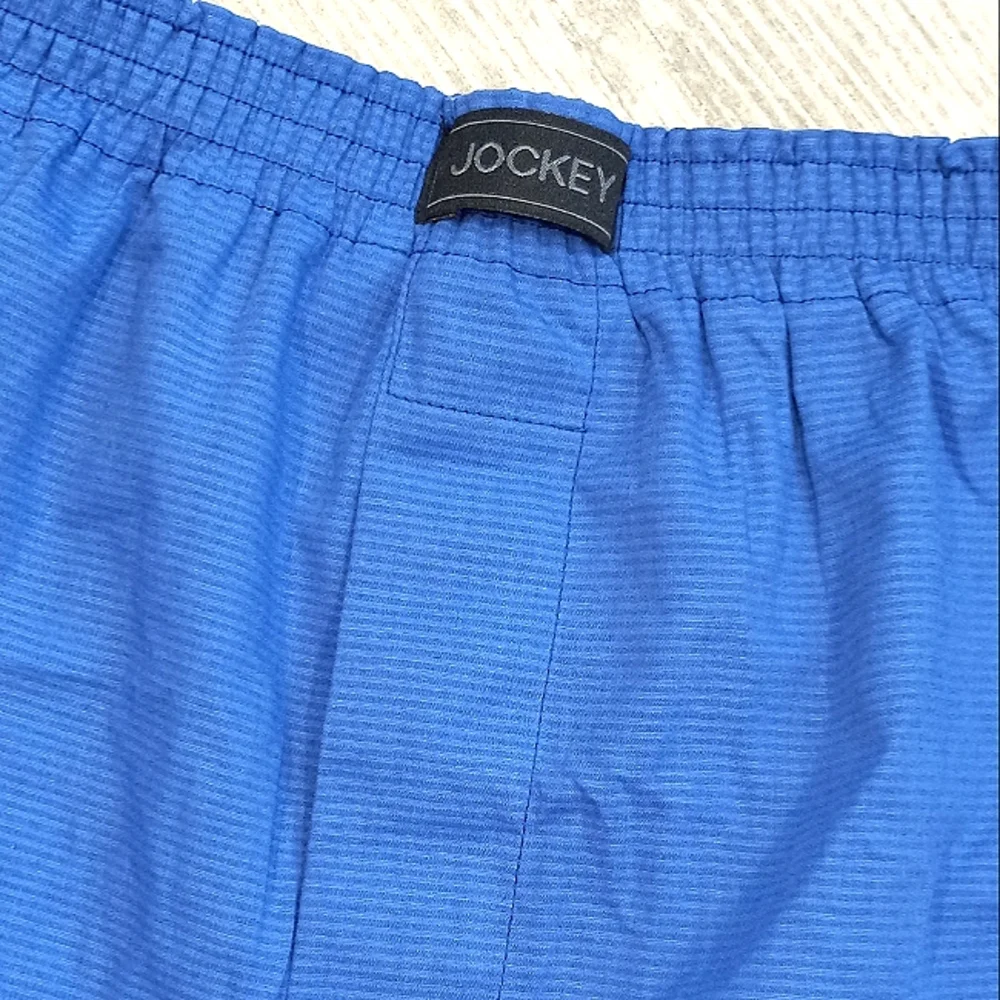Men's JOCKEY Classic Blue Boxers Size Small
