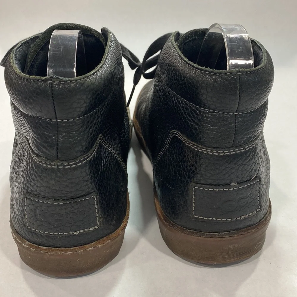 UGG ALIN S/N 1005040 LEATHER HIGH TOP SHOES‎ black