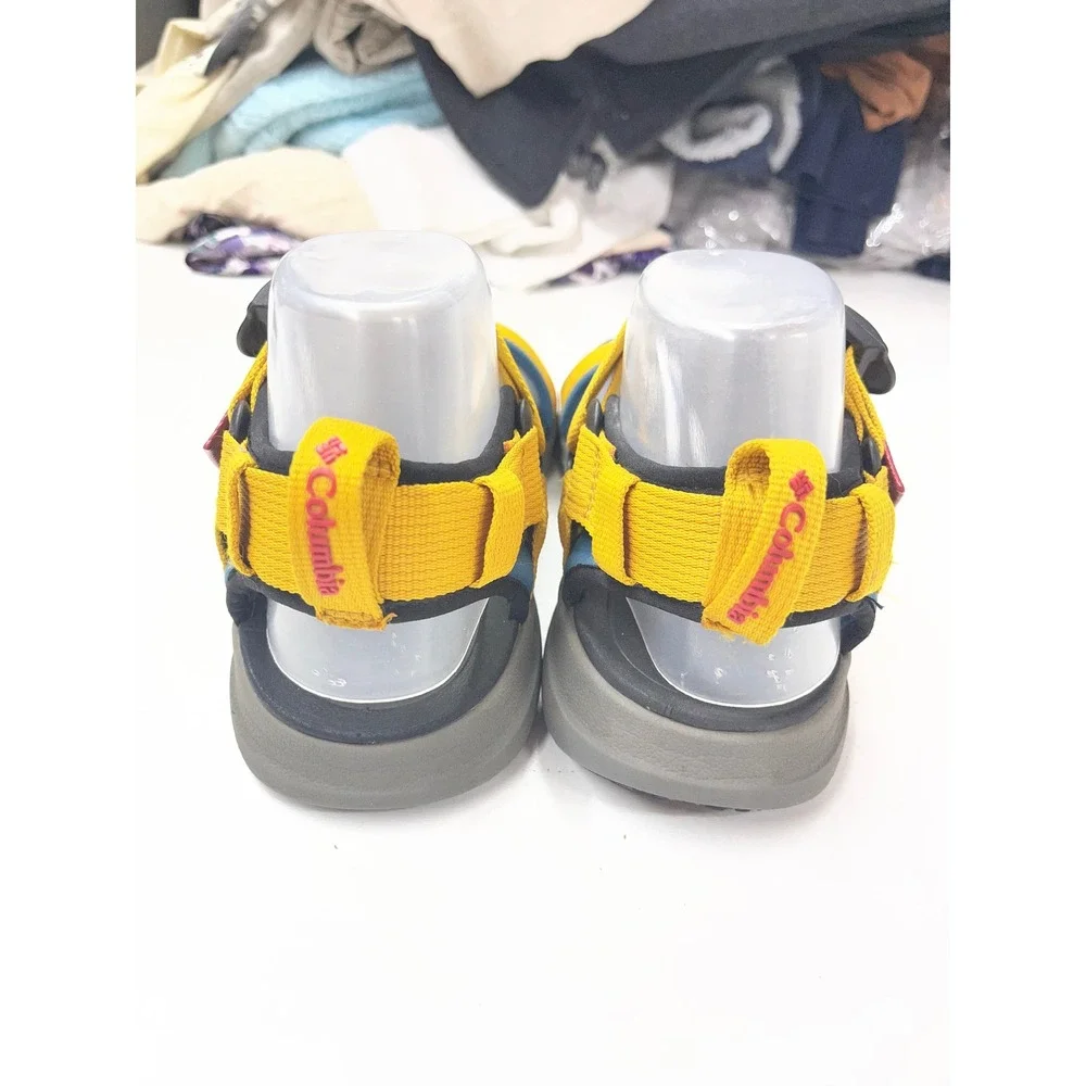 Columbia Santiam 2 Strap Mens Sandals Yellow Blue BM0102-403 Size 7