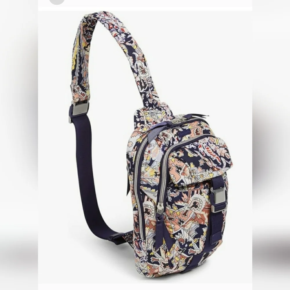 Vera Bradley Women's‎ Performance Twill Utility sling backpack.
