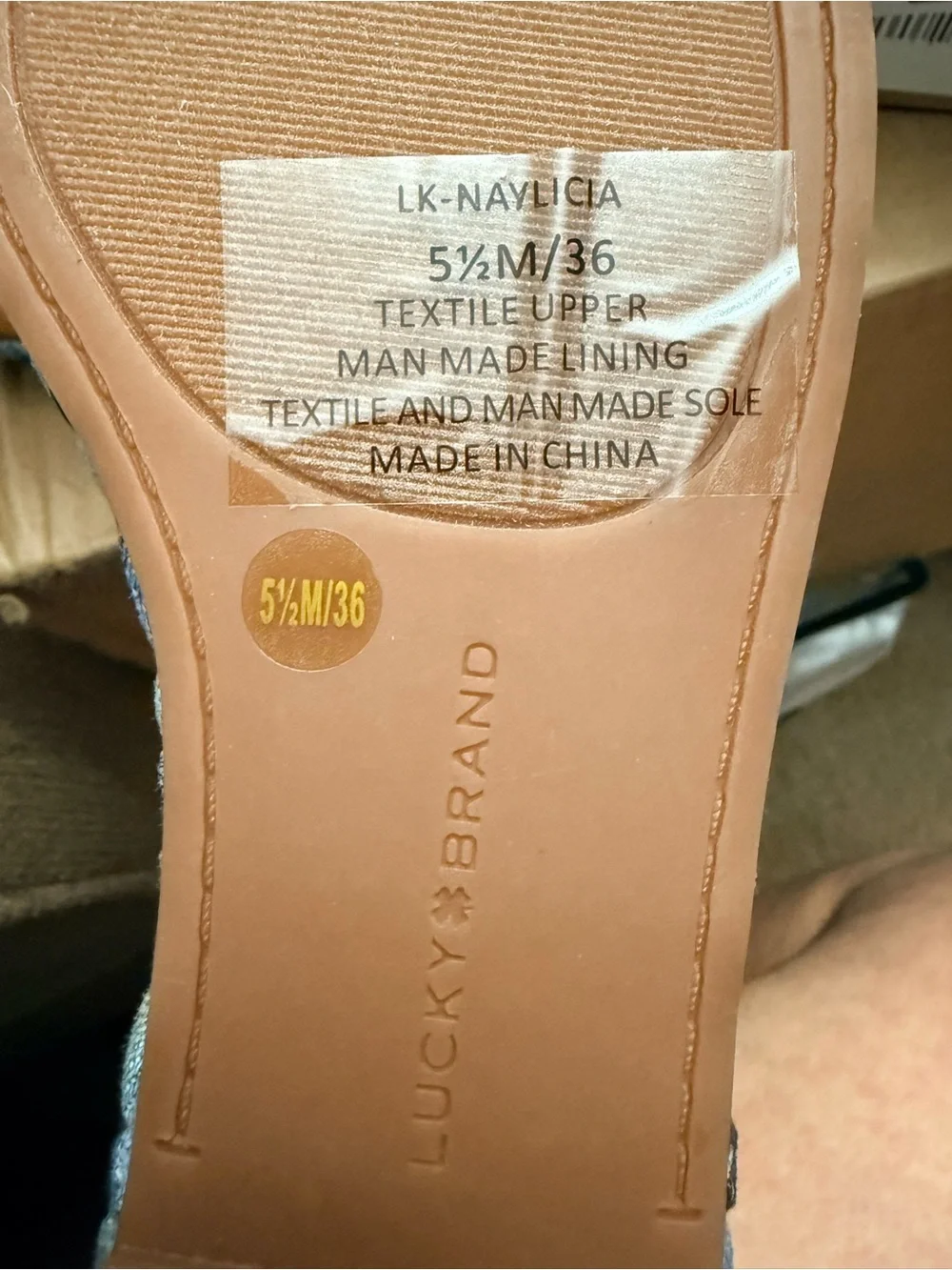 Lucky Brand casual wedge