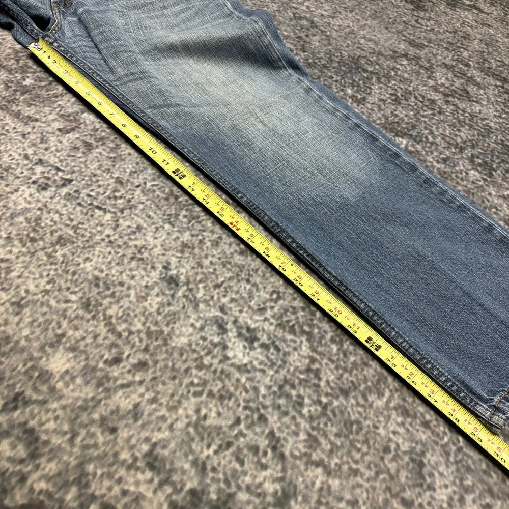 Levi's 569 Jeans Loose Straight Mens 36x29 Blue Faded Baggy Casual Denim
