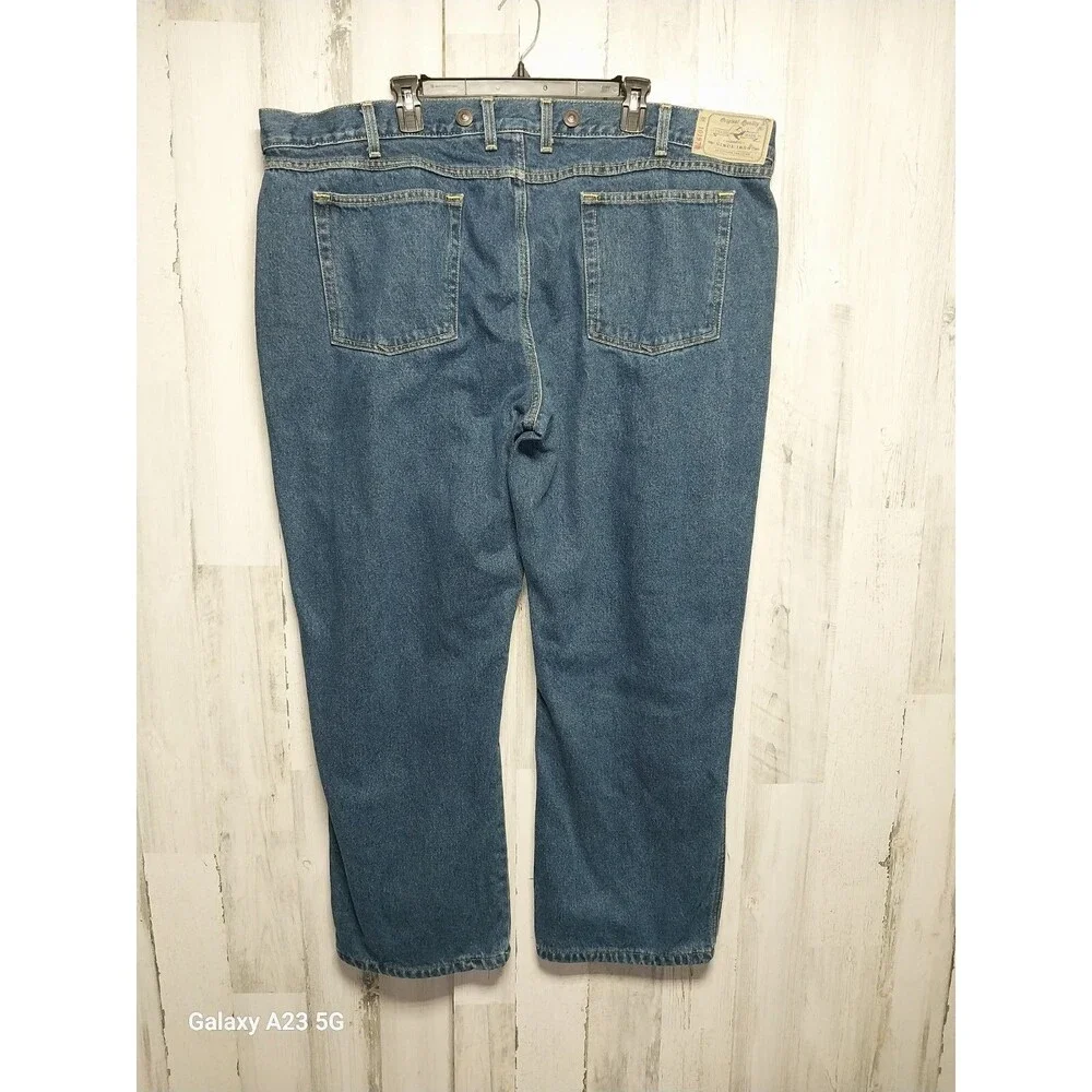 Red Head Flannel Lined Jeans Dark Blue Color Size 44x30 (46x31 Actual)