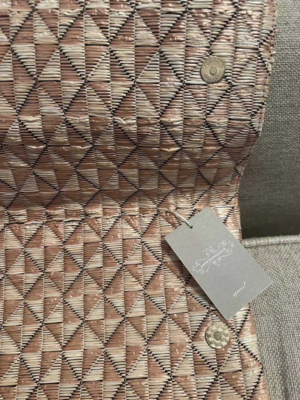Anthropologie woven straw
