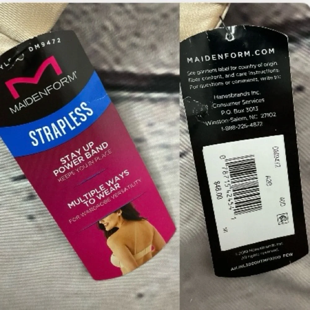 Maidenform nude strapless
