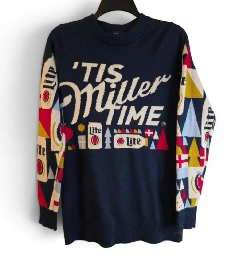 Miller Lite front #christmassweater miller