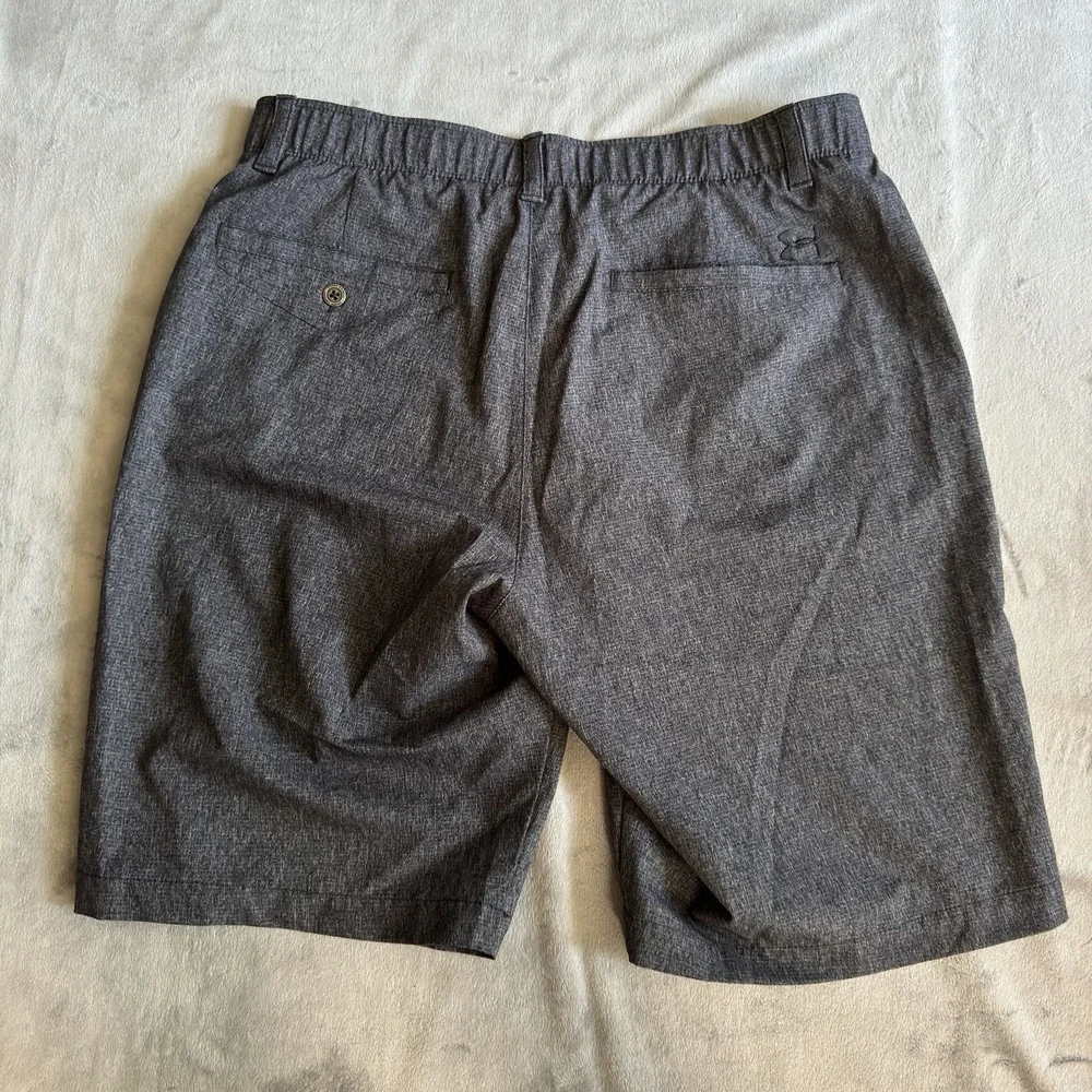 Under Armour Shorts Mens Match Play Golf 34 Gray preppy, athleisure active wear
