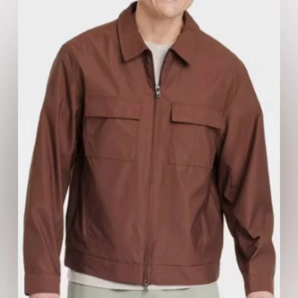Goodfellow & Co Men's Trending Brown Lightweight Stylish Jacket