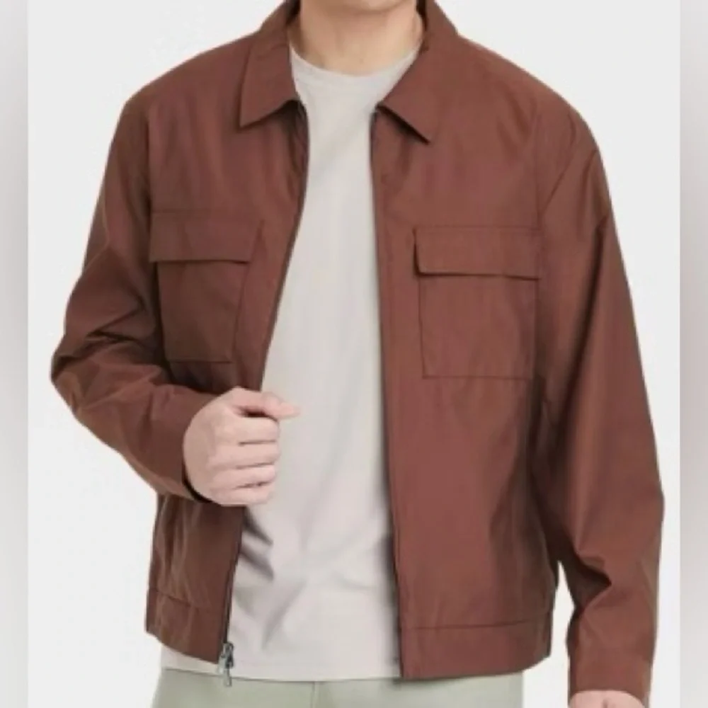 Goodfellow & Co Men's Trending Brown Lightweight Stylish Jacket