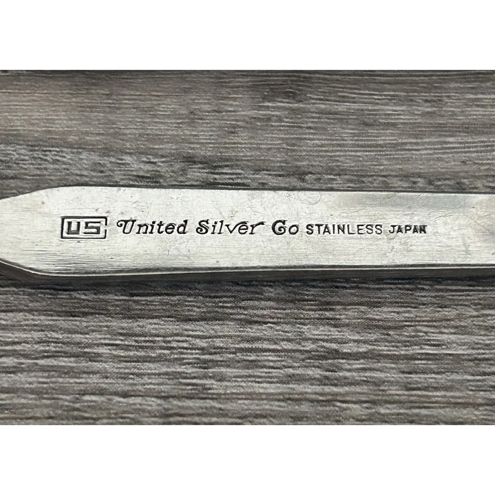 Vintage MCM United‎ Silver Cordova Dinner Forks Stainless Steel Japan Set of 3