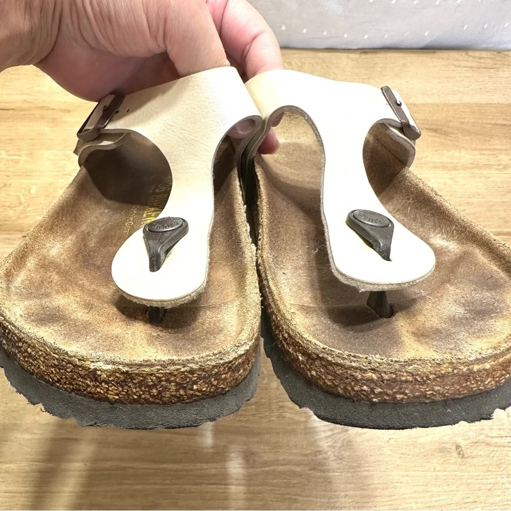 Birkenstock pearlized cream