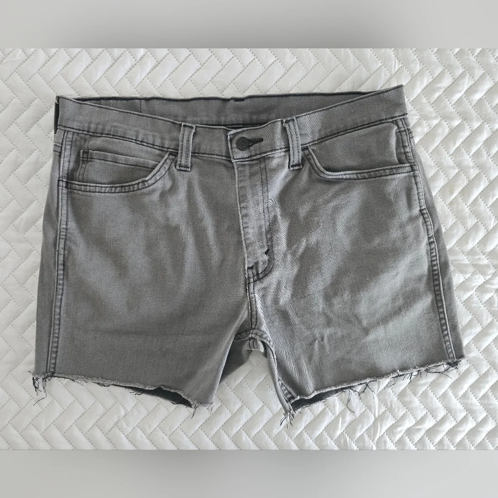 511 Levi Gray Denim Women Shorts