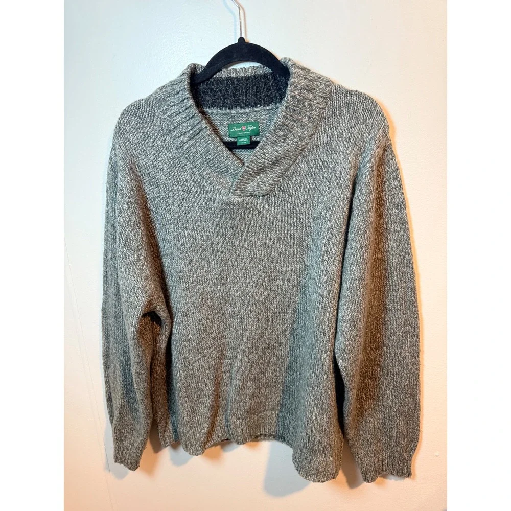 David Taylor Collection relaxed sweater textured