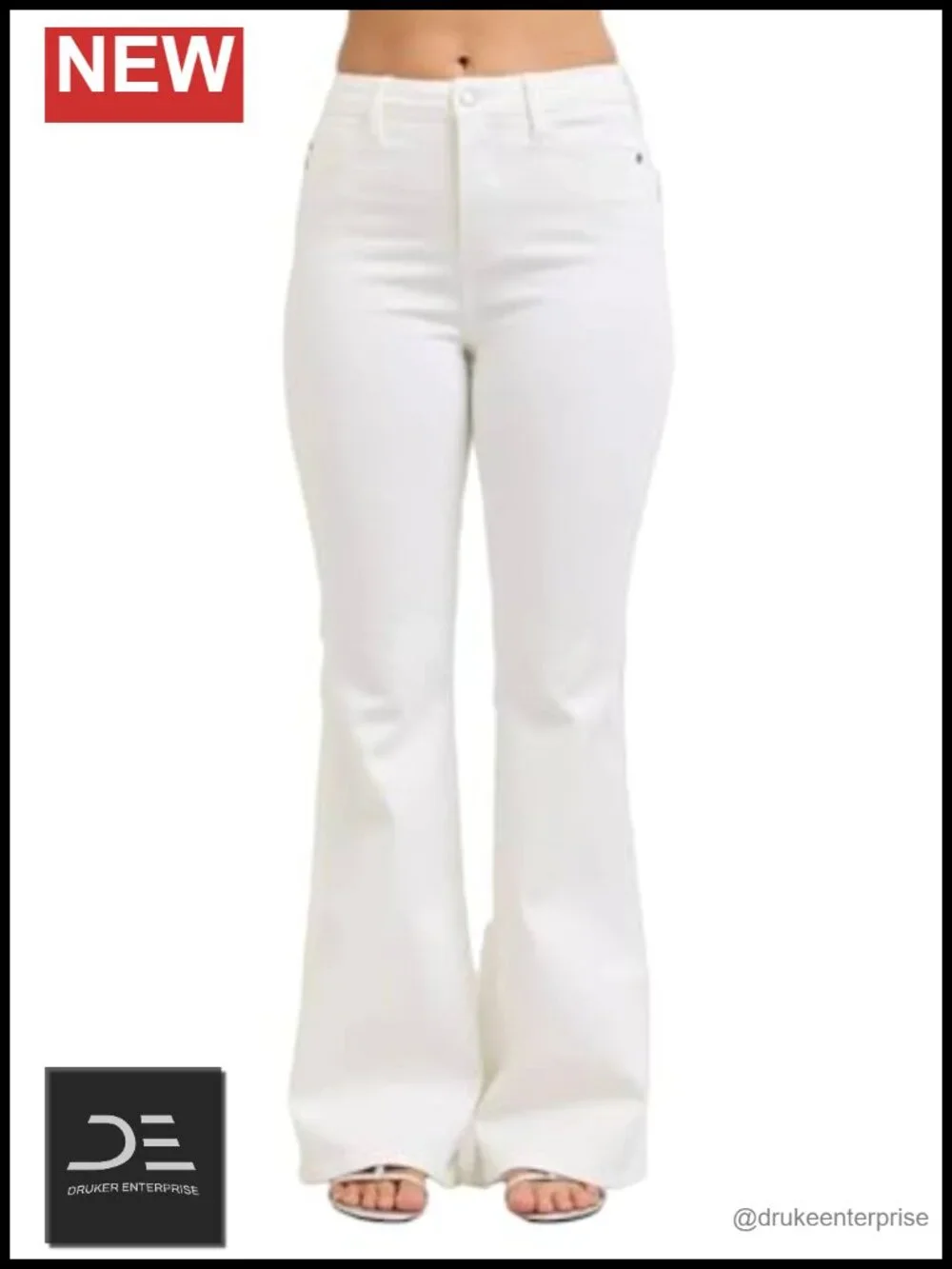 High Rise Tummy Control Flare Jeans 33
