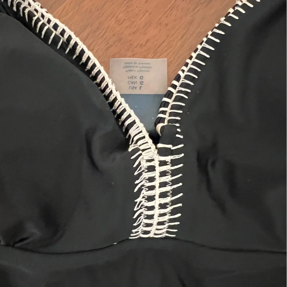 Motherhood Maternity black tankini