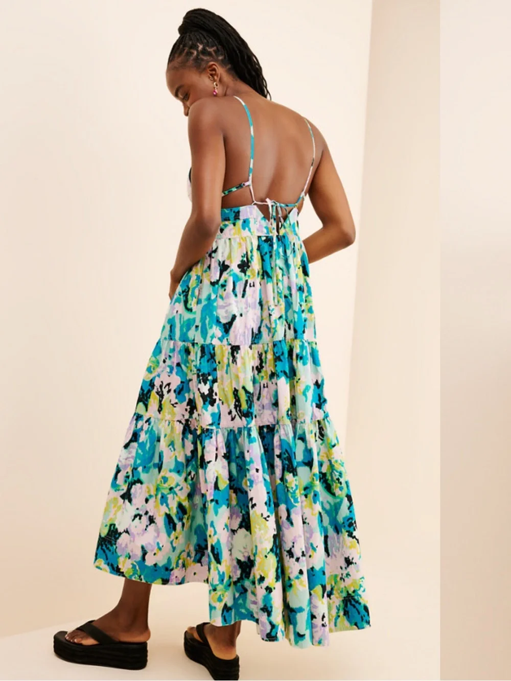 Free People flowing tiered